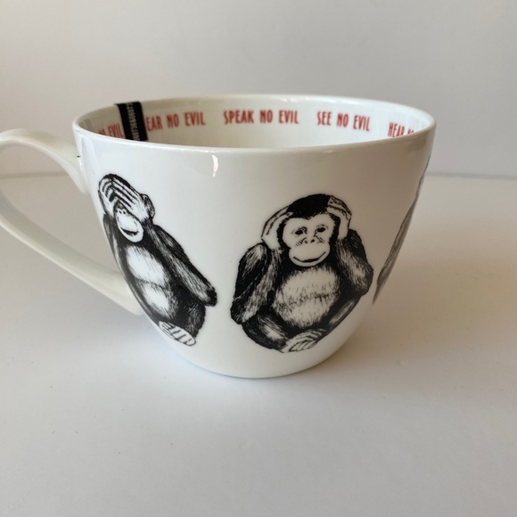 Portobello by Design Mug "Speak No Evil, Hear No Evil, Speak No Evil" - Picture 6 of 7